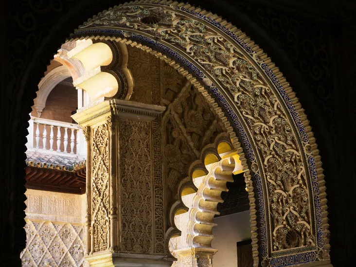 Archways in the Royal Alcazar of Sevilla