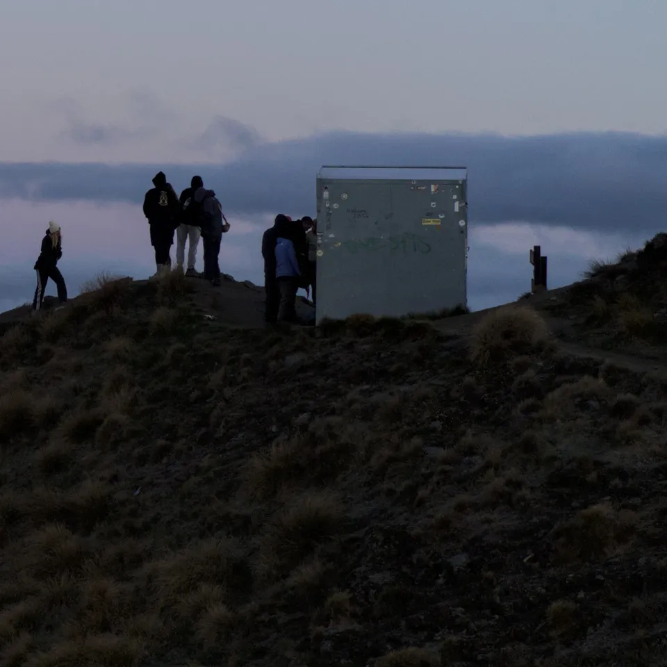 Sunrise from the summit of Roy's Peak (panel 10 of 10)