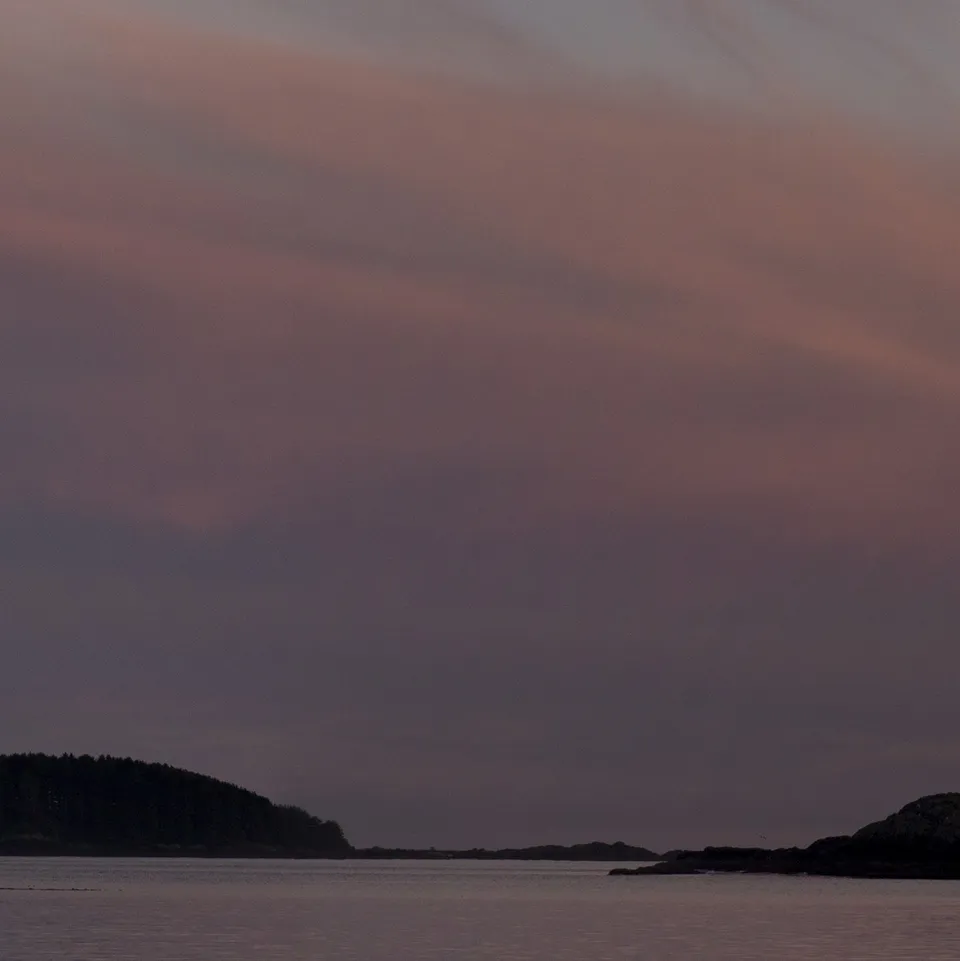 Sunset at the beach near Tofino (panel 3 of 9)