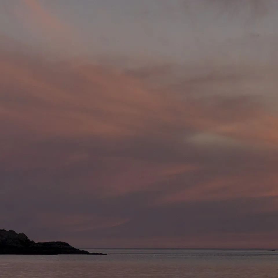 Sunset at the beach near Tofino (panel 4 of 9)