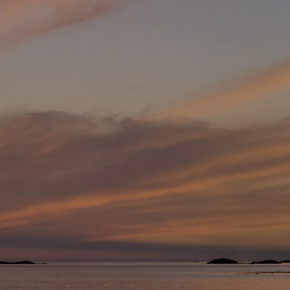 Sunset at the beach near Tofino (panel 6 of 9)