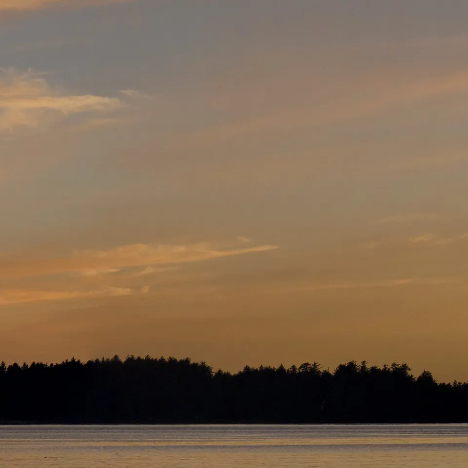 Sunset at the beach near Tofino (panel 8 of 9)