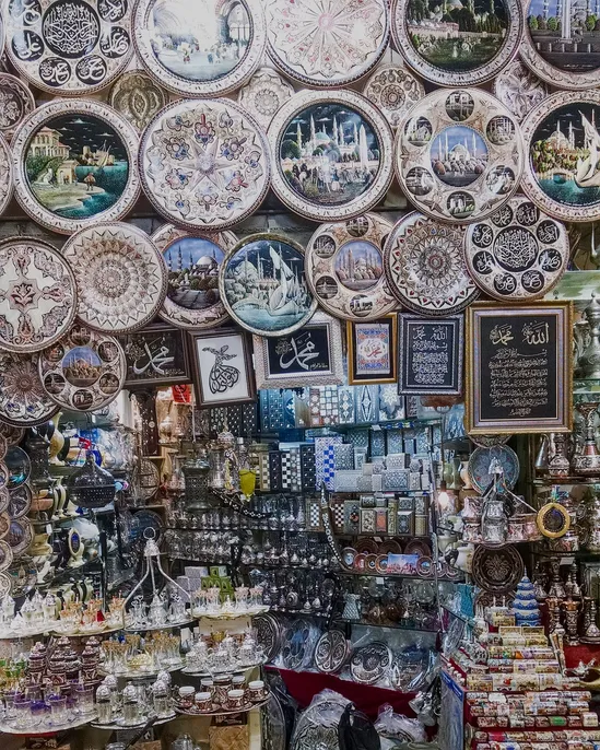 A shop in the Grand Bazaar