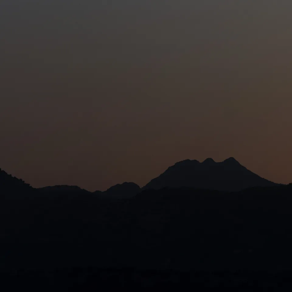 Sunset along the ridgeline (panel 2 of 8)
