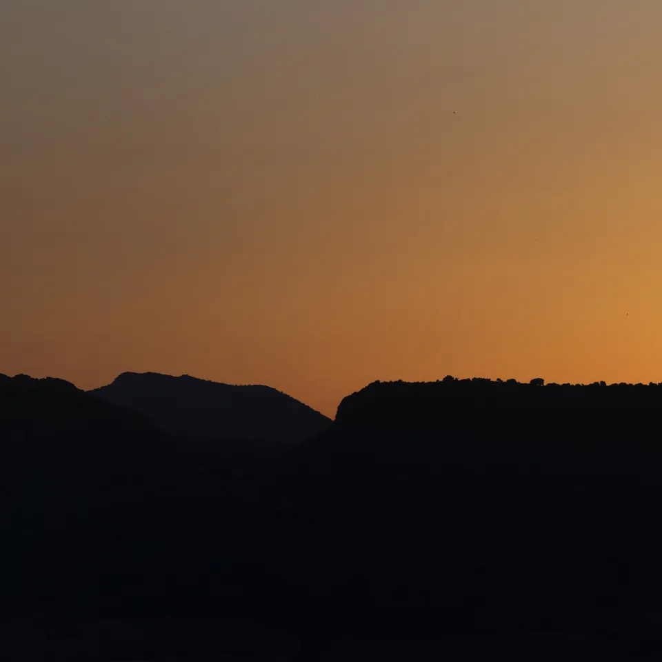 Sunset along the ridgeline (panel 4 of 8)